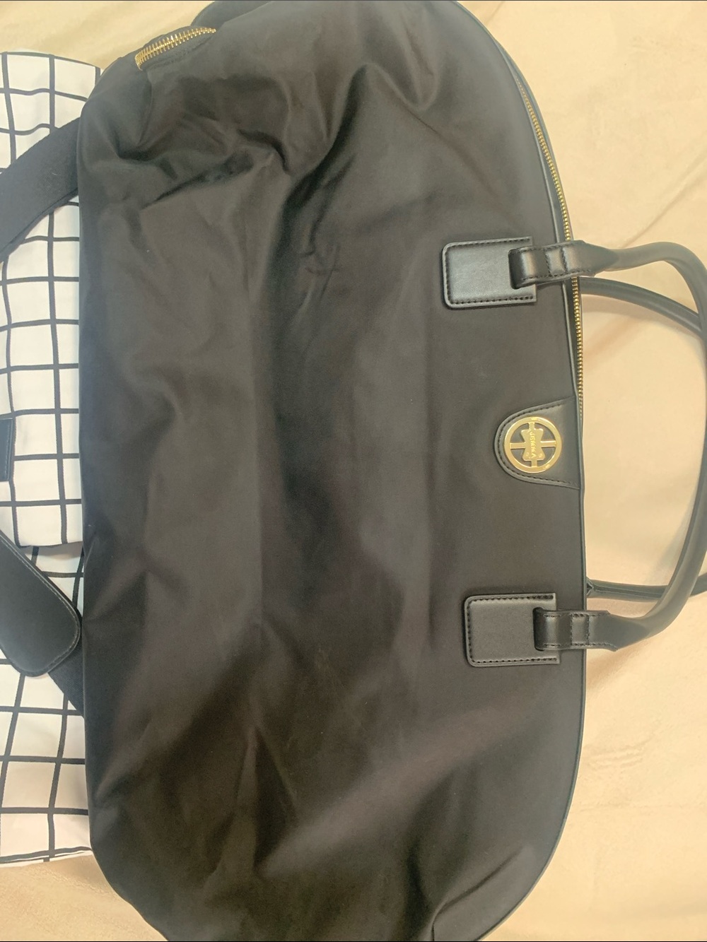 JEMMA Birdie 43 Travel Gym Duffle bag with Gold Accent Hardware